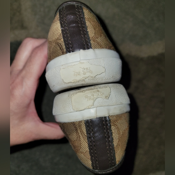 Coach Empire Lace-Up Sneakers Shoes Womens Size 8 - Picture 9 of 9